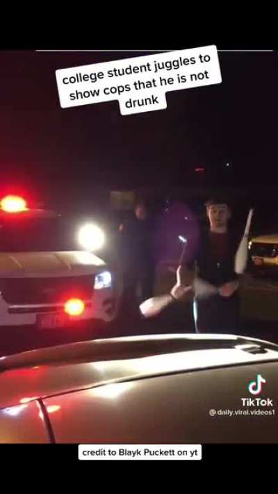 That’s one way to prove your sobriety