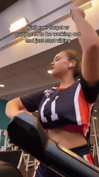 Casually wiping sweat