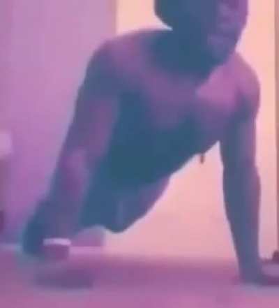 Nice pushups.