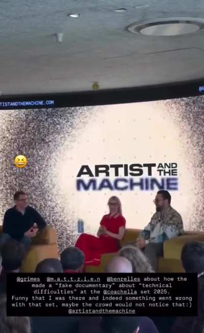 Grimes at Artist and the Machine LA Summit