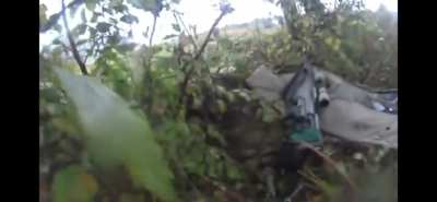 footage from a Finnish Foreign Volunteer during the Kharkiv counter-offensive being pinned down by a russian bmp/infantry/artillery after their team miss hitting it with an AT weapon.