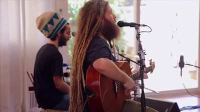 Mike Love creating lyrics by looping sounds. Wait for it....
