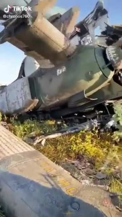 Ukrainian farmers know to put destroyed Russian equipment to a good use