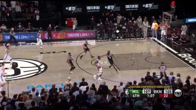 [Highlight] Middleton steals it from Durant and gets fouled