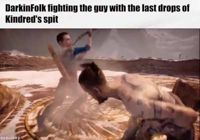 Kindred spit, no one allowed to have