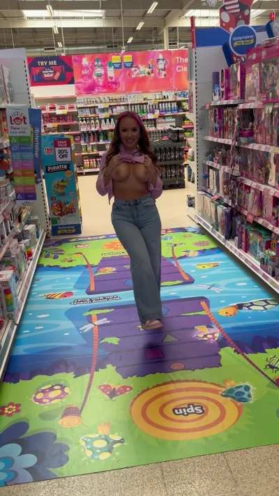 Supermarkets are fun with me