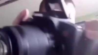 Turn your volume up in order to hear the creepy voice in the background