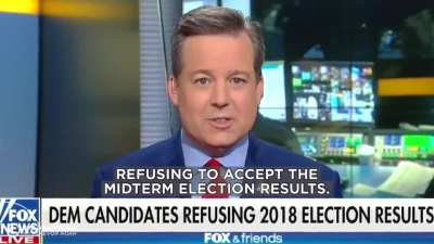 It’s the Democrats that can’t accept defeat according to Fox News