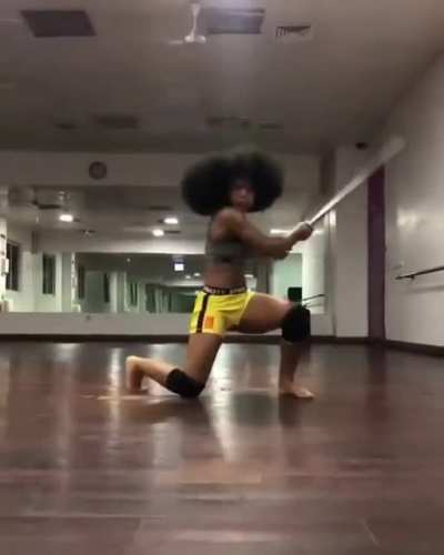 Do not pick a fight with her, she will win a flawless victory