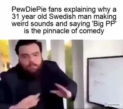 haha he make funny sound now i buy all his merch