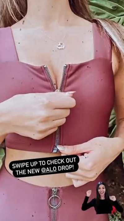 Swipe up