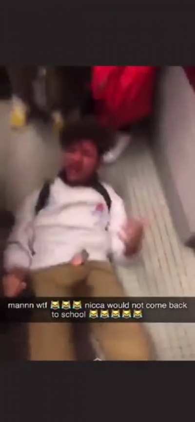 Bro aint never going back to school after that