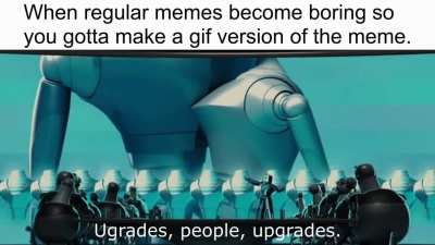 I upgraded.