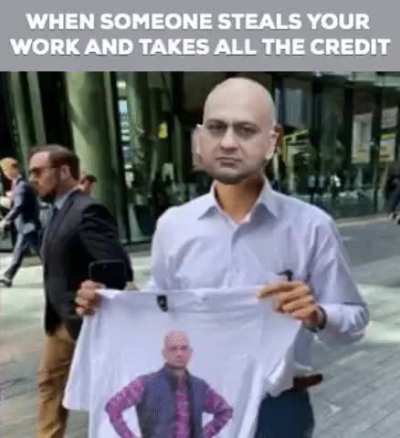 Come on, I helped too