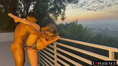 Troy Fansico fucks in the sunset