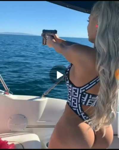 On a boat...