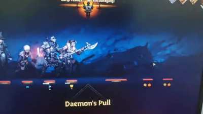 Has anyone else had a bug where the occultist's deamons pull skill kills all enemies instantly?
