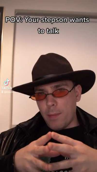 POV: you stepson wants to talk