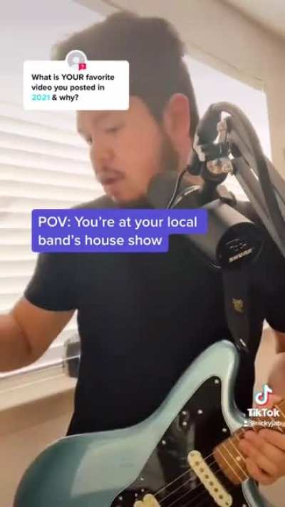Local band's house show