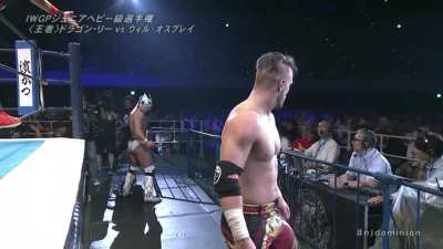 [NJPW] 2 years ago today: Will Ospreay lands on his feet from Dragon Lee's Leaping Hurricanrana and the English commentary team absolutely loses it