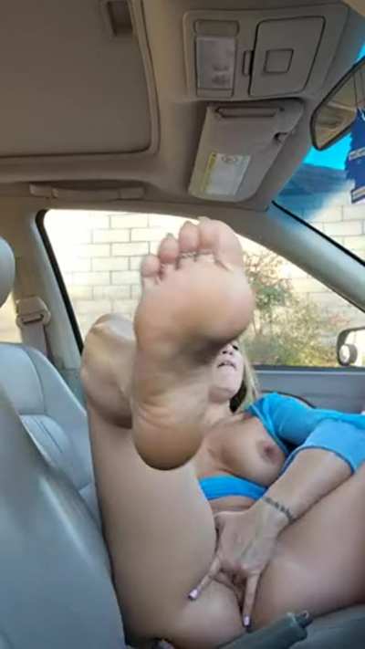 Amateur MILF with a Foot Fetish Shows Off Her Public Soles and Squirts Solo! See the wild and sexy video now!