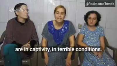 A message from the Israeli hostages in Gaza!