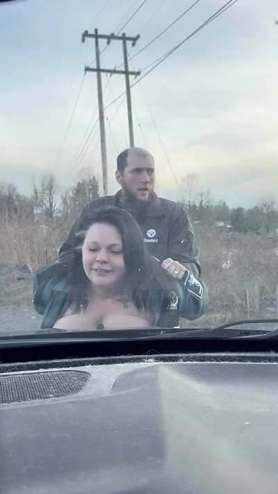 I mean what girl doesn’t love to be handcuffed, bent over the hood of her car & fucked on the side of the road?