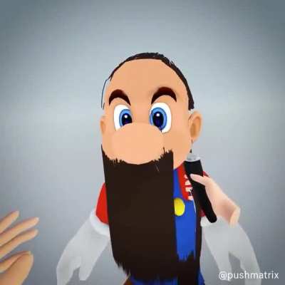 Mario finally gets his pandemic haircut.