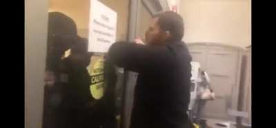 Covid Denier Gets His Mouth Washed Out With Pepper Spray