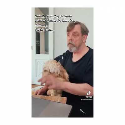 Mark Hamill and his dog