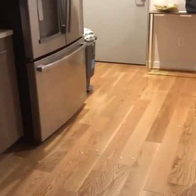 He ran so fast