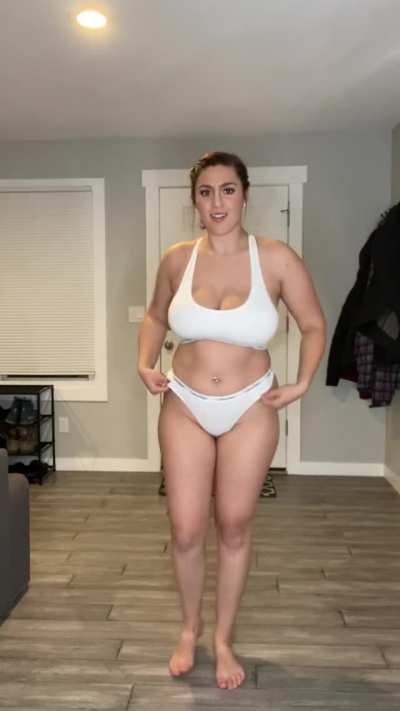 Busty TikTok Babe Showing Off
