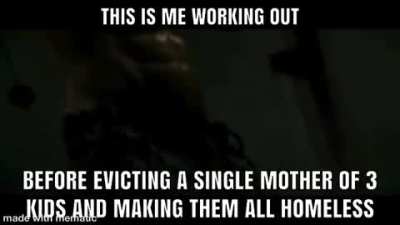 I wake up with a smile on my face every morning when I remember that I have more rentlets to evict