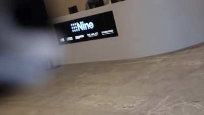 White supremacist Thomas Sewell assaults black security guard at Channel 9 Studio