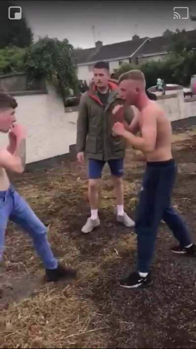 Stran<wbr>gely-<wbr>civil<wbr>ised street fight in Ireland