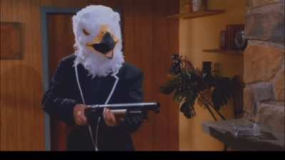 The sit down gun
