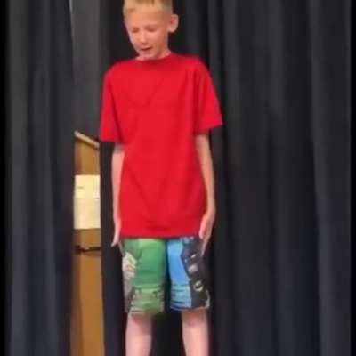 Absolute chad singing his favorite song