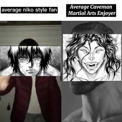 the average getting beat by hobo karate master fan vs The Chad beating sound barrier breaking karate master Enjoyer