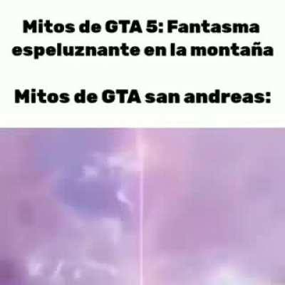 Literalmente los mitos del san andreas