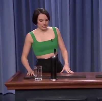 Tight green top