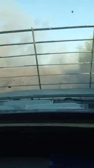 BTR-4E of the AFU in action (music from the source) - the view from the commander's seat and communication between the crew during the fight (translation in comments). As a result of returning fire you can observe a hit to the commander's sight (no penetr