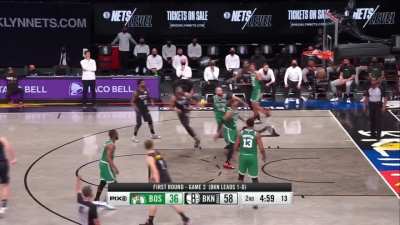 [Highlight] Joe Harris hits his sixth 3 of the half. He's 8/11 leads the Nets in scoring with 22.