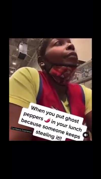 to steal coworker's lunch... again...