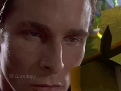 Patrick Bateman plays OSRS