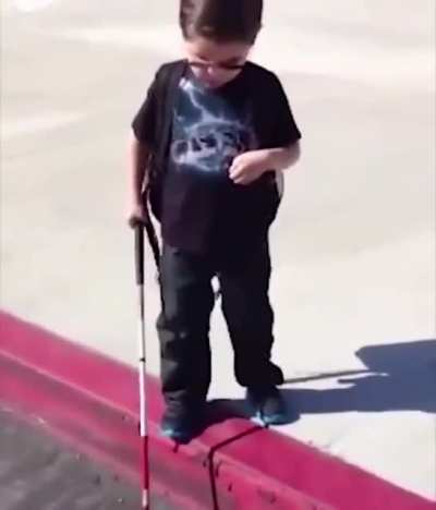 Little man is a soldier and his parents are unbelievable.