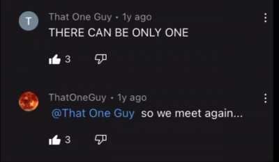 Only one…