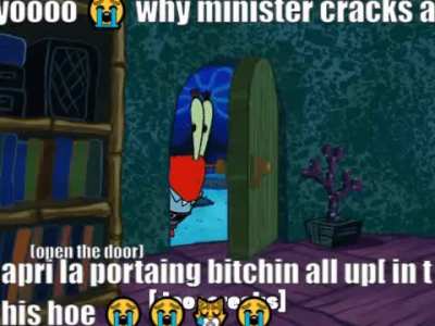 why he doing that though????