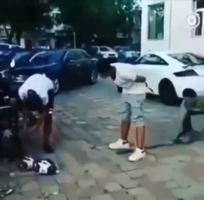 Let's bang him with a shovel in the eggs