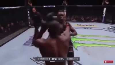 All of Israel Adensanya’s UFC knockdowns