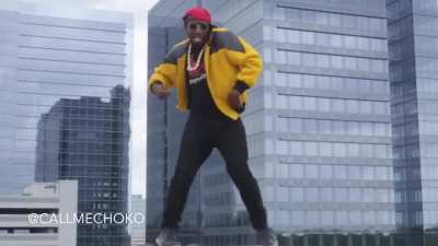 Well, this dude definitely makes me smile every time I come across his videos. He's got amazing moves.